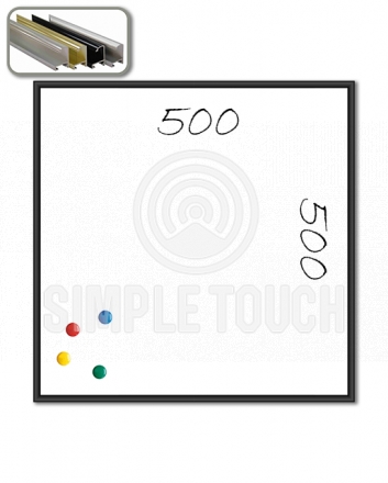 Белая магнитно-маркерная доска (500x500мм)
