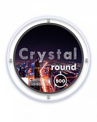 Круглый лайтбокс Crystal односторонний (800 мм)	
