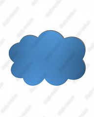 Фигурная доска "Голубое облако" 500x350 мм
