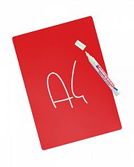 Меловые ценники формата А4 (210х297мм) Красный (В упаковке 10 штук)